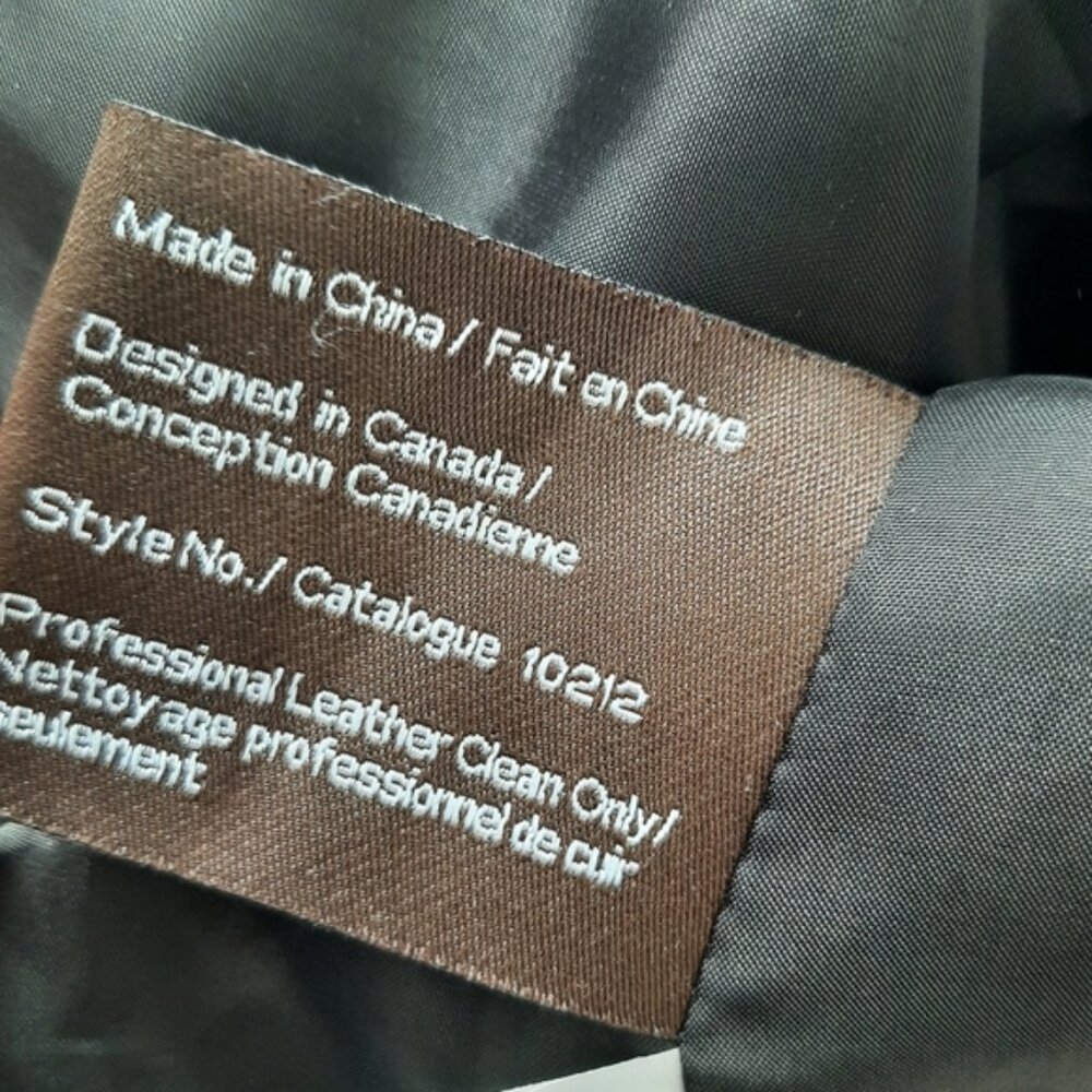 DANIER Genuine Suede Leather Jacket Blazer Button Front Sheer Hem Black Sz M - Picture 14 of 15